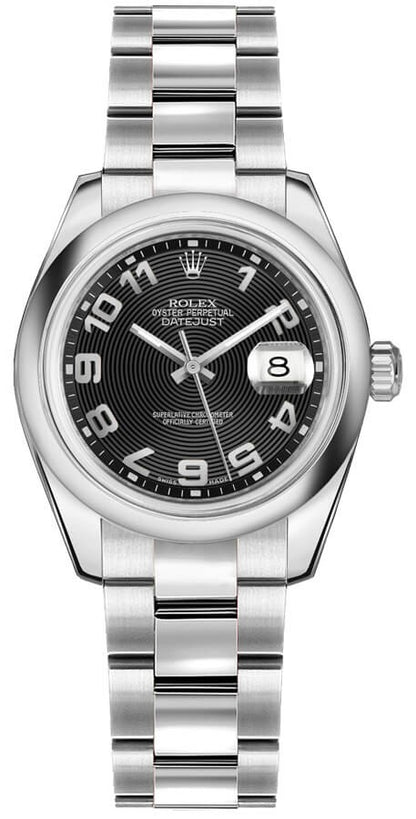 Rolex Datejust 31 Steel Black Dial Watch 178240-0011