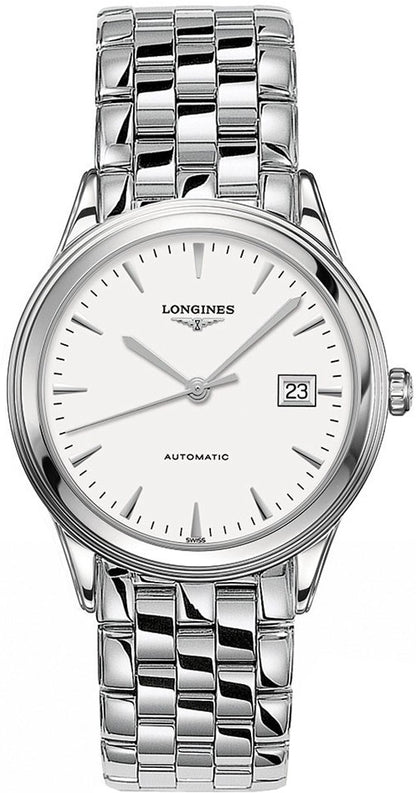 Longines Flagship Automatic White Dial Steel Men's Watch L4.874.4.12.6