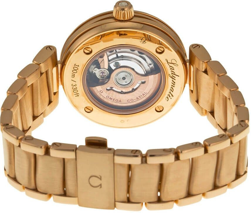 Omega De Ville Ladymatic Rose Gold Luxury Women's Watch 425.60.34.20.55.001