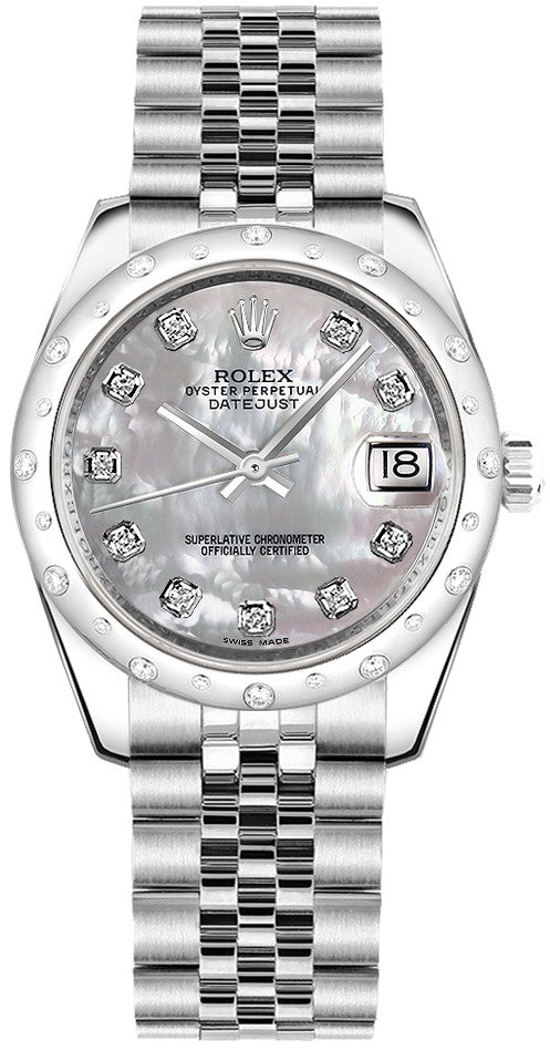 Rolex Datejust 31 Mother of Pearl Diamond Jubilee Watch 178344-0006