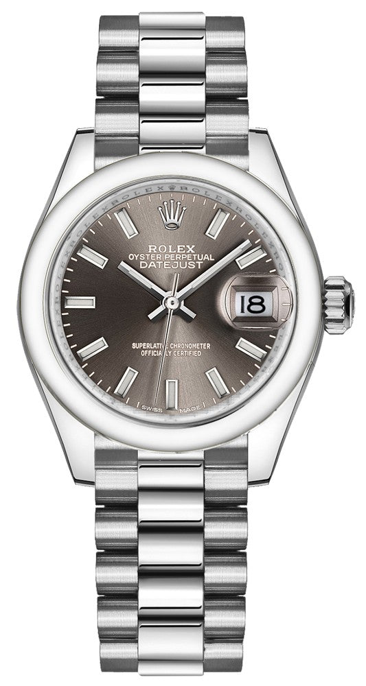 Rolex Lady-Datejust 28 President Bracelet Women's Watch 279166-0009