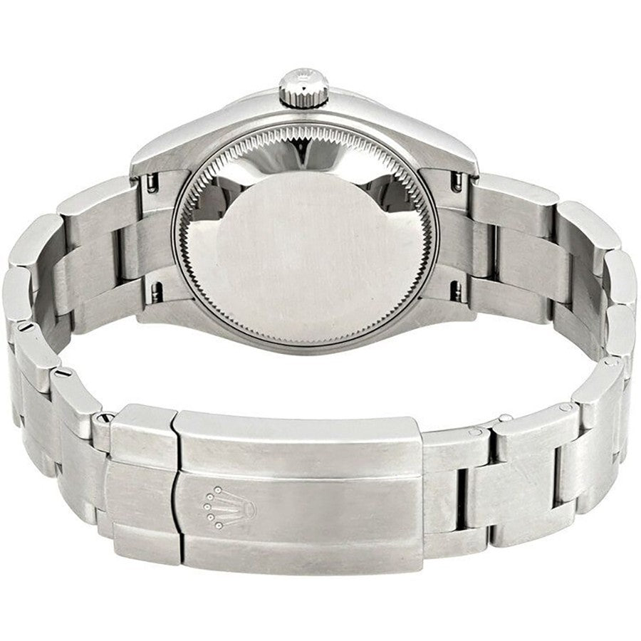 Rolex Oyster Perpetual 34 Blue Dial Steel Midsize Watch 114200-0014