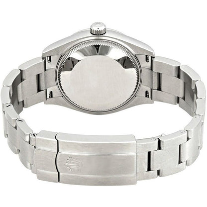 Rolex Oyster Perpetual 34 Blue Dial Steel Midsize Watch 114200-0014