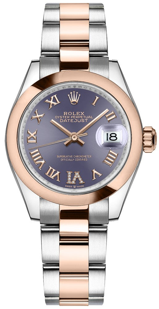 Rolex Datejust 31 Aubergine Purple Dial Women's Watch 278241