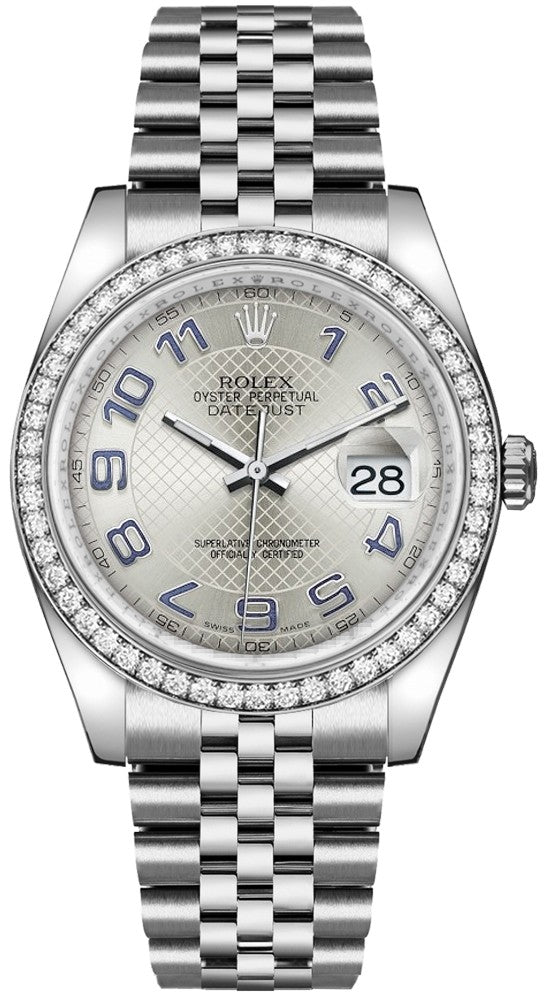 Rolex Datejust 36 White Gold & Steel Unisex Watch 116244-0077