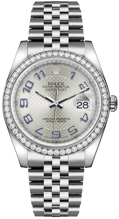 Rolex Datejust 36 White Gold & Steel Unisex Watch 116244-0077