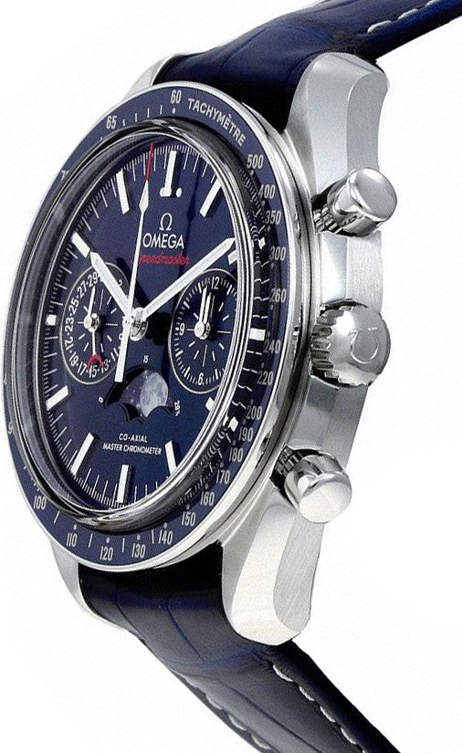 Omega Speedmaster Moonphase Blue Dial 44.25mm Men's Watch 304.33.44.52.03.001