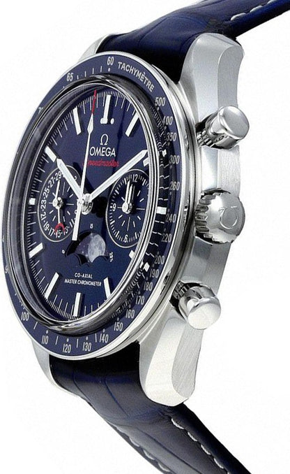 Omega Speedmaster Moonphase Blue Dial 44.25mm Men's Watch 304.33.44.52.03.001
