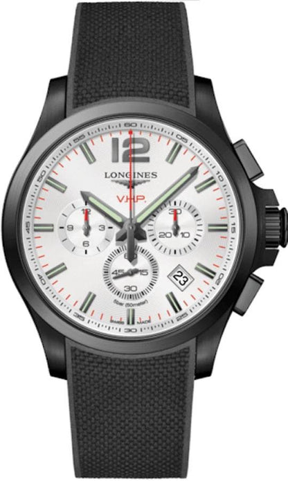 Longines Conquest Chronograph Silver Dial Men's Watch L3.727.2.76.9