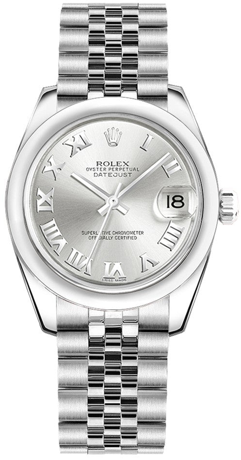 Rolex Datejust 31 Silver Dial Steel Watch 178240