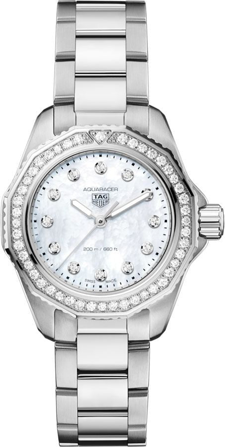 Tag Heuer Aquaracer Mother of Pearl Diamond Dial Women's Watch WBP1417.BA0622