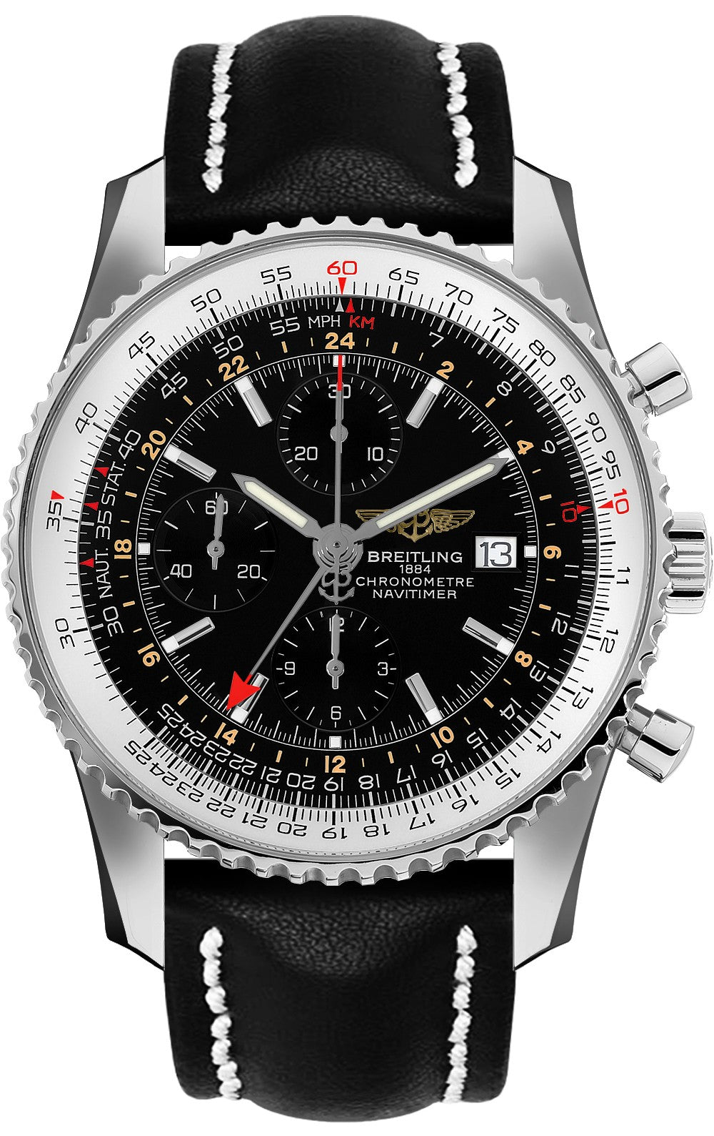 Breitling Navitimer 1 GMT 46 Chronograph Men's Watch A24322121B1X1