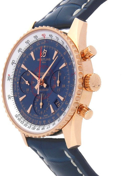 Breitling Montbrillant 01 Solid 18k Gold Limited Edition Men's Watch RB013012/C896-718P