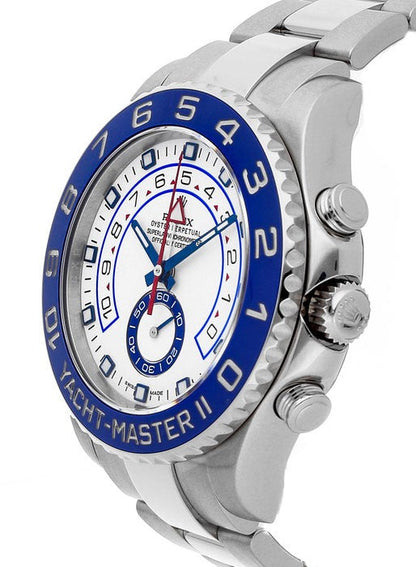 Rolex Yacht-Master II White Dial Men's Luxury Watch 116680-0001