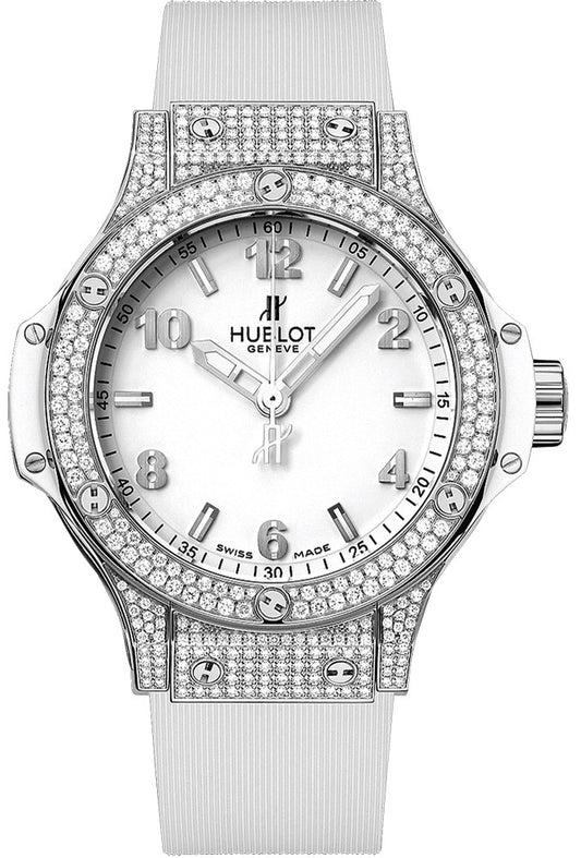 Hublot Big Bang 38mm Diamond Pave Women's Watch 361.SE.2010.RW.1704
