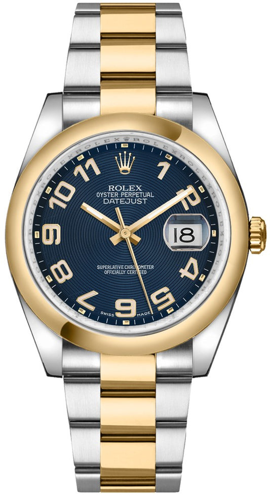 Rolex Datejust 36 Blue Dial Oyster Bracelet Watch 116203