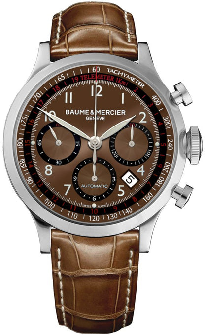 Baume & Mercier Capeland Brown Dial Men's Watch 10083