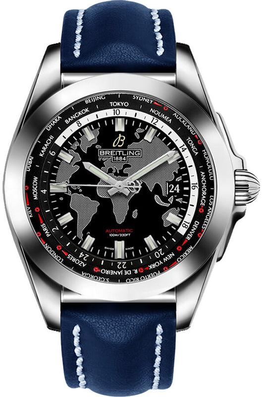 Breitling Galactic Unitime Men's Watch WB3510U4/BD94-112X