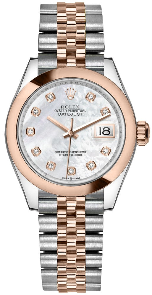 Rolex Datejust 31 White Mother of Pearl Dial Women's Watch 278241-0026