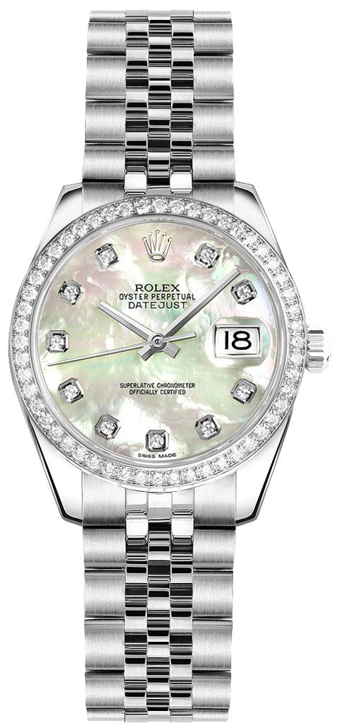 Rolex Lady-Datejust 26 Pearl Women's Watch 179384