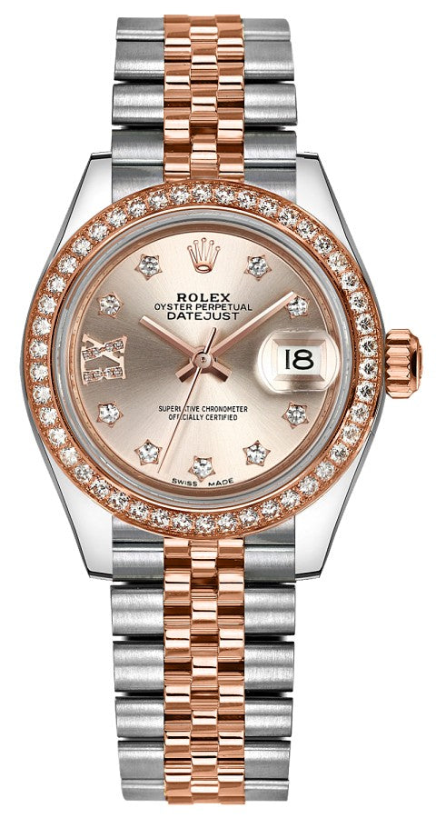 Rolex Lady-Datejust 28 Diamond Women's Watch 279381RBR-0019