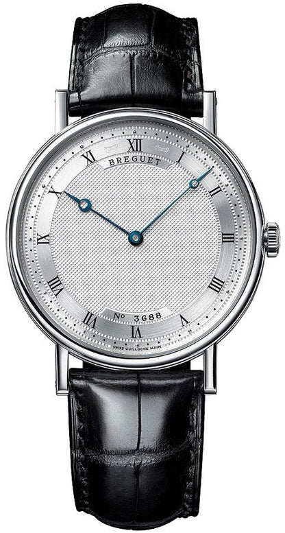 Breguet Classique 18k White Gold Silver Dial Men's Watch 5157BB/11/9V6