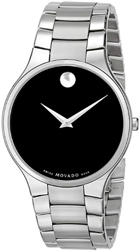 Movado Serio Black Dial Watch for Men 0607283