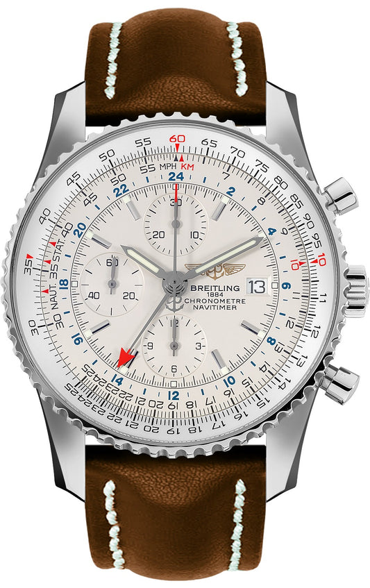 Breitling Navitimer 1 GMT Chronograph Mens Watch A24322121G1X1