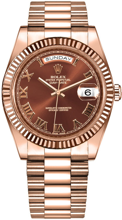 Rolex Day-Date 41 Men's Rose Gold Watch 218235-0035