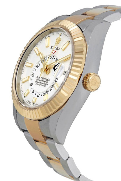 Rolex Sky-Dweller White Dial Men's Watch 326933-0009