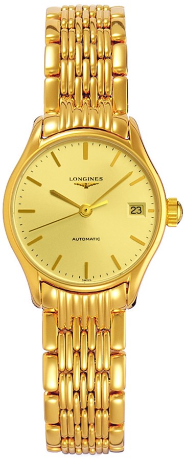 Longines Lyre Champagne Dial Automatic Women's Watch L4.360.2.32.8