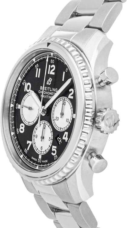 Breitling Navitimer Aviator 8 B01 Chronograph 43 Black Dial Men's Watch AB0117131B1A1