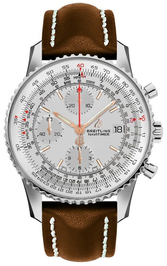 Breitling Navitimer 1 Chronograph 41 Silver Dial Men's Watch A13324121G1X1