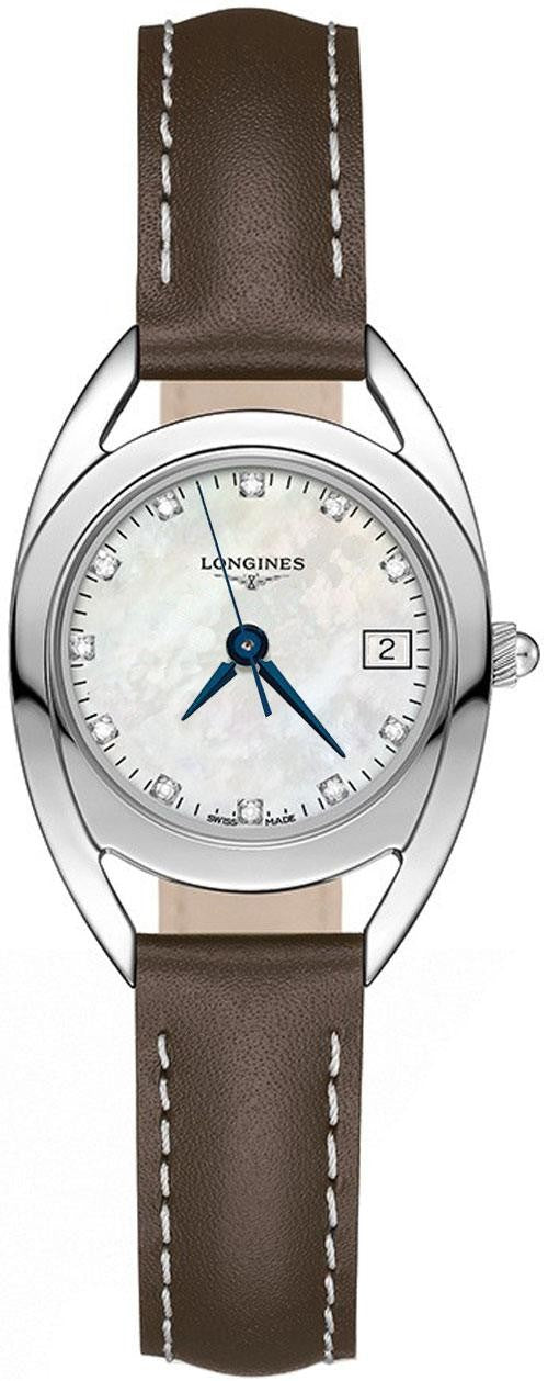Longines Equestrian Collection 26mm Brown Leather Women's Watch L6.136.4.87.2