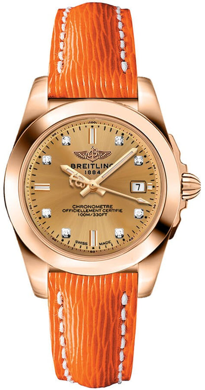 Breitling Galactic 32 Sleek Diamonds Women's Watch H7133012/H550-255X