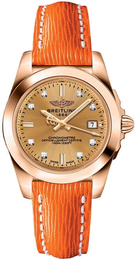 Breitling Galactic 32 Sleek Diamonds Women's Watch H7133012/H550-255X