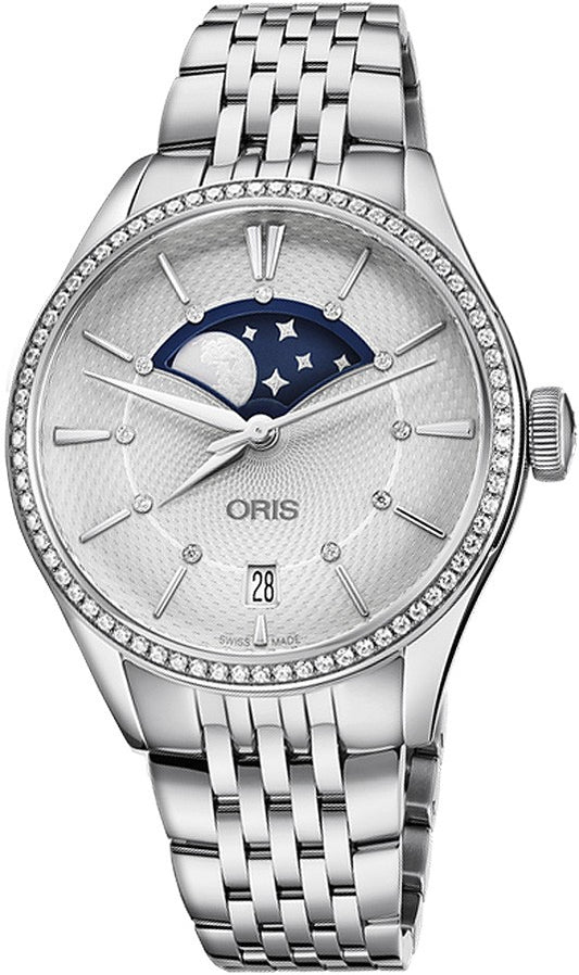 Oris Artelier Grande Lune, Date Diamonds 76377234951MB