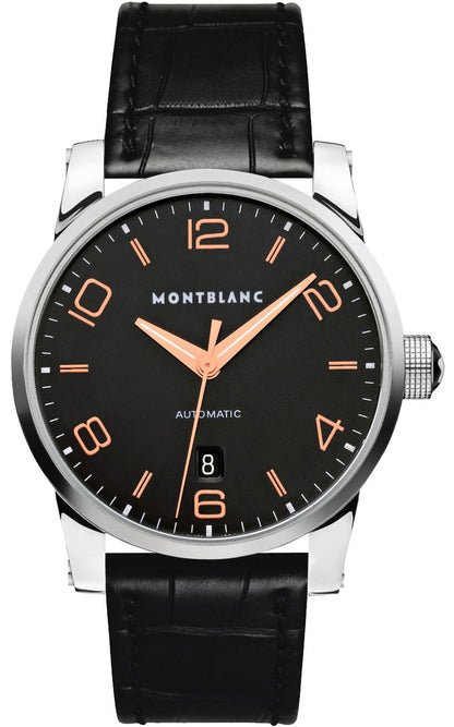 MontBlanc TimeWalker Black Dial Automatic Men's Watch 110337