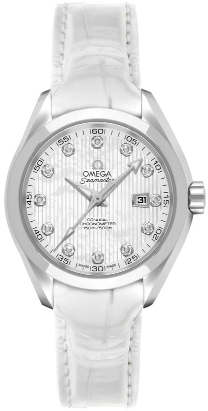Omega Seamaster Aqua Terra 34mm Chronometer Women's Watch 231.13.34.20.55.001