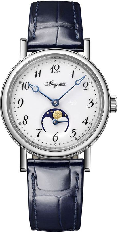 Breguet Classique White Dial Moon Phase Women's Watch 9087BB/29/964