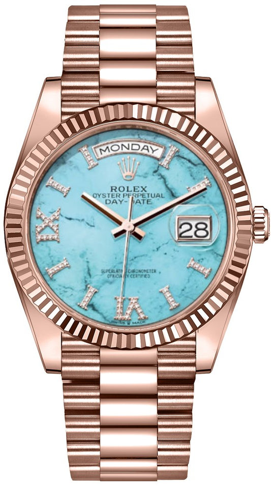 Rolex Day-Date 36 President Bracelet Unisex Watch 128235-0064