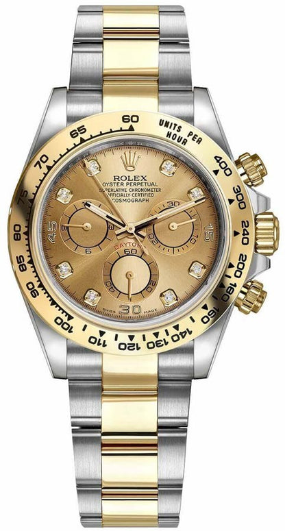 Rolex Cosmograph Daytona Oyster Bracelet Diamonds Men's Watch 116503-0006