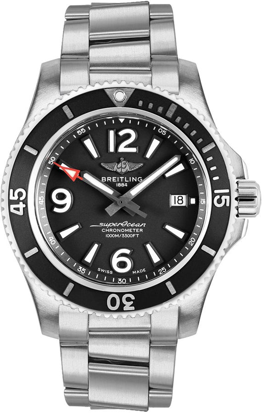 Breitling Superocean Automatic 44 Black Dial Men's Watch A17367D71B1A1