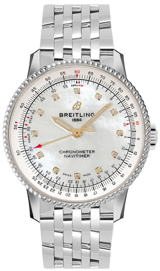 Breitling Navitimer Automatic 35 Steel Women's Watch A17395211A1A1