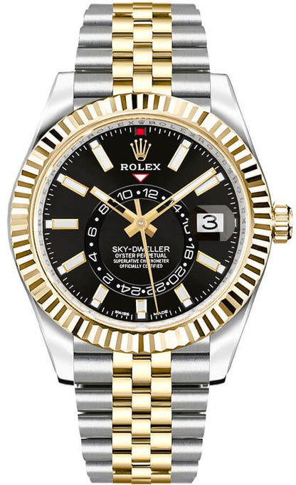 Rolex Sky-Dweller Oystersteel & Yellow Gold Men's Watch 326933-0005