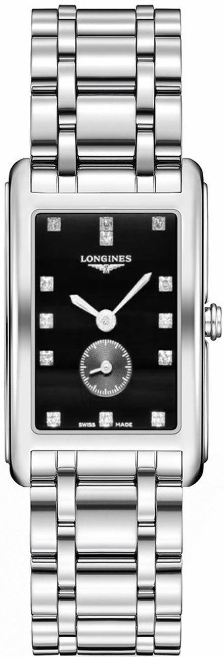 Longines DolceVita Black Dial Steel Men's Watch L5.755.4.57.6