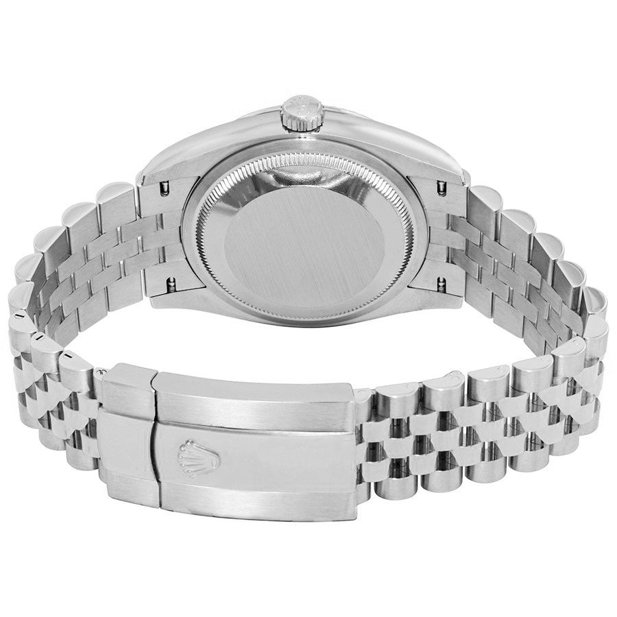 Rolex Datejust 36 Black Dial Fluted Bezel Diamond Luxury Watch 126234-0027