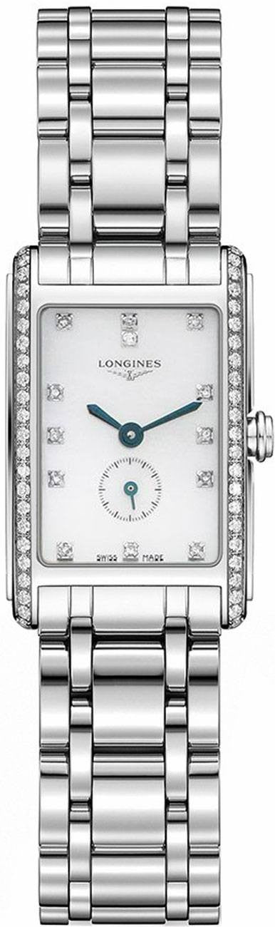Longines DolceVita Steel Diamond Women's Watch L5.255.0.87.6