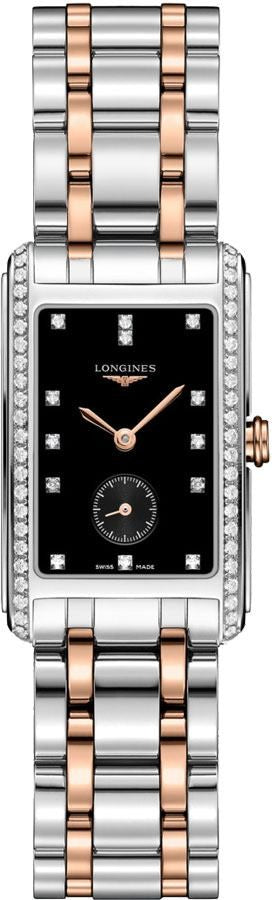 Longines DolceVita Black Dial Two-tone Women's Watch L5.512.5.59.7