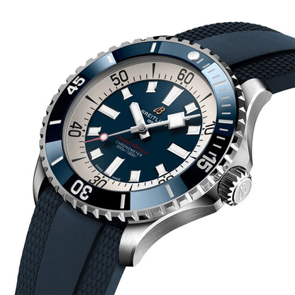 Breitling Superocean Automatic 44 Blue Dial Men's Watch A17376211C1S1